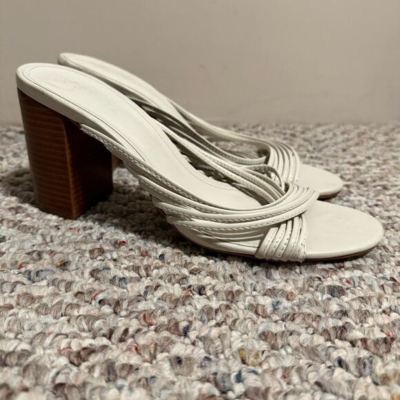 SCHUTZ Pearl Evangeline Block Heel Slide Sandal- Size 9 - Picture 4 of 9